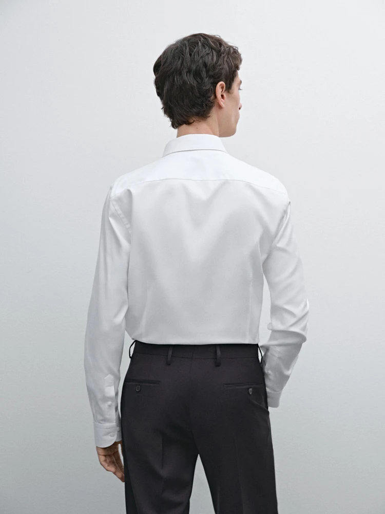 Chemise oxford slim organic en coton