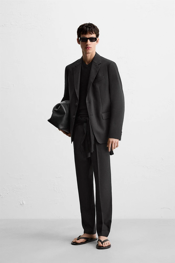 100% WOOL SUIT BLAZER