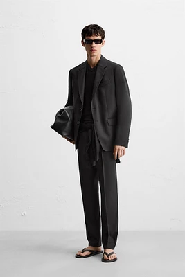 100% WOOL SUIT BLAZER
