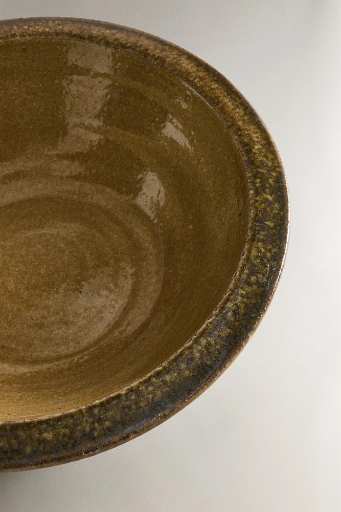 DECORATIVE TERRACOTTA BOWL