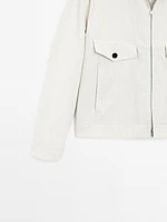 Cotton blend crepe jacket - Limited Edition