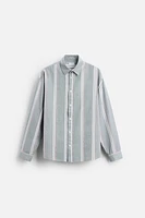 TEXTURED STRIPED SHIRT