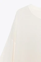 TOP OVERSIZE EN MAILLE