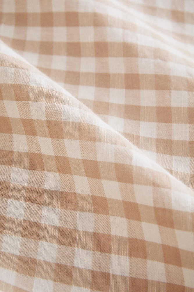 HOUSSE DE COUETTE ENFANT CARREAUX VICHY