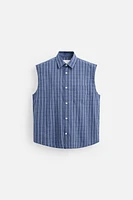 RELAXED FIT CHECKERED SHIRT