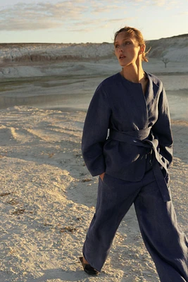 PANTALON 100 % LIN ZW COLLECTION LIMITED EDITION