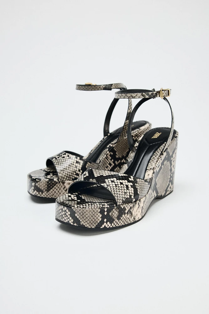 ANIMAL PRINT WEDGE