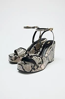 ANIMAL PRINT WEDGE