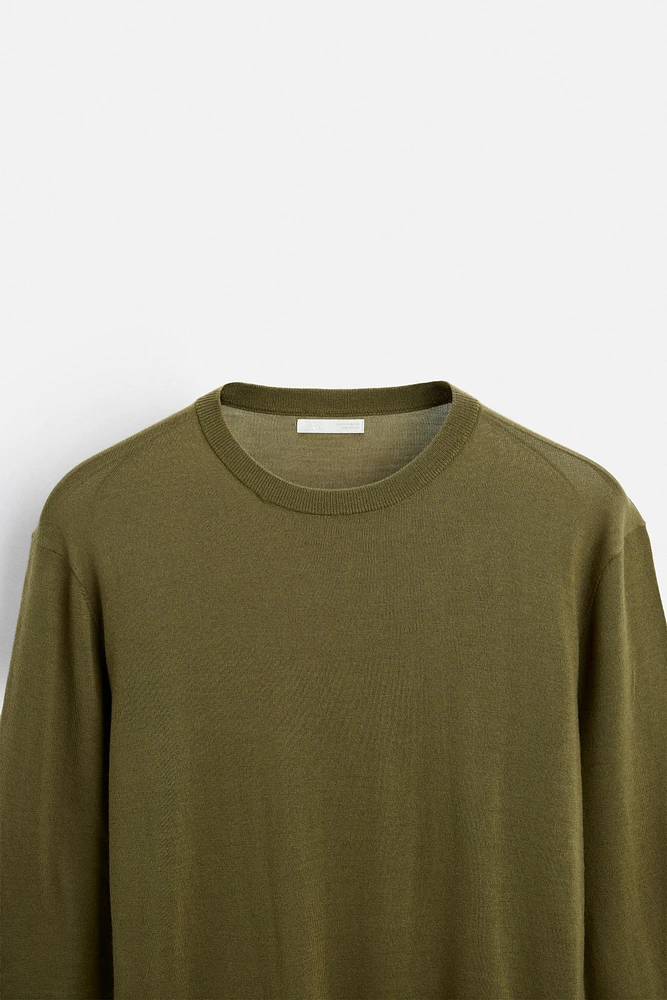 PULL EN LAINE MERCERISÉE