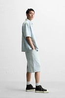 BRUSHED FINISH DENIM SHIRT