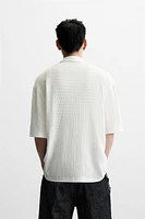 CHEMISE STRUCTURÉE DÉLAVÉE