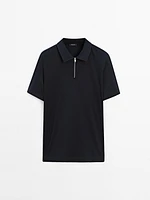 Polo 100 % coton à manches courtes