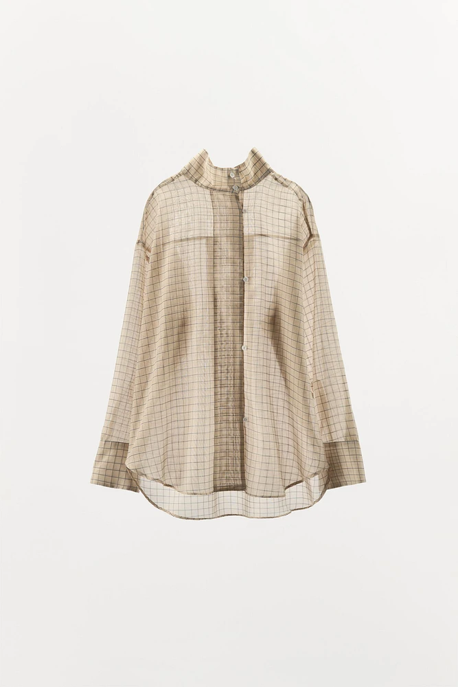 CHEMISE À CARREAUX