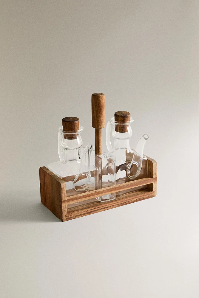 LOT HUILIERS BOROSILICATE BOIS