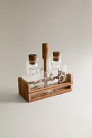 LOT HUILIERS BOROSILICATE BOIS