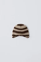 STRIPED KNIT HAT