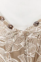 EMBROIDERED CROP TOP