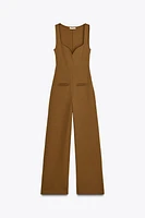 INTERLOCK LONG JUMPSUIT