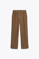 100% LINEN PANTS ZW COLLECTION