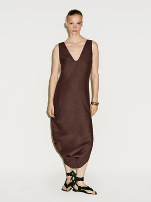 Robe midi asymétrique dans le bas - Limited Edition