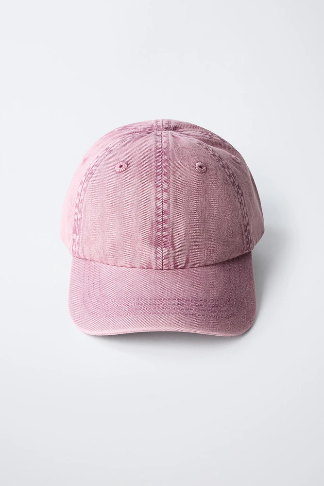 CASQUETTE EFFET DÉLAVÉ
