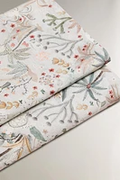 DRAP DE DESSUS ENFANT IMPRIMÉ MARIN
