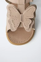 SANDALES PAPILLON EN CUIR BAREFOOT