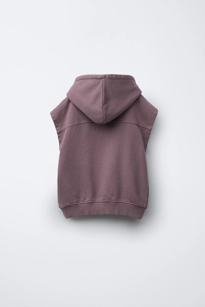 GILET À CAPUCHE LOGO