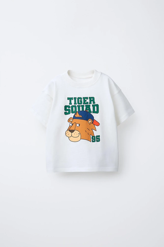 T-SHIRT À IMPRIMÉ ANIMAUX