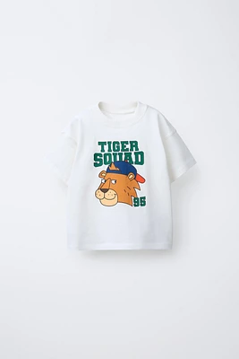 T-SHIRT À IMPRIMÉ ANIMAUX