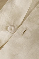 DRAP-HOUSSE LIN LAVÉ | 30 CM DE HAUT (140 GXM²)