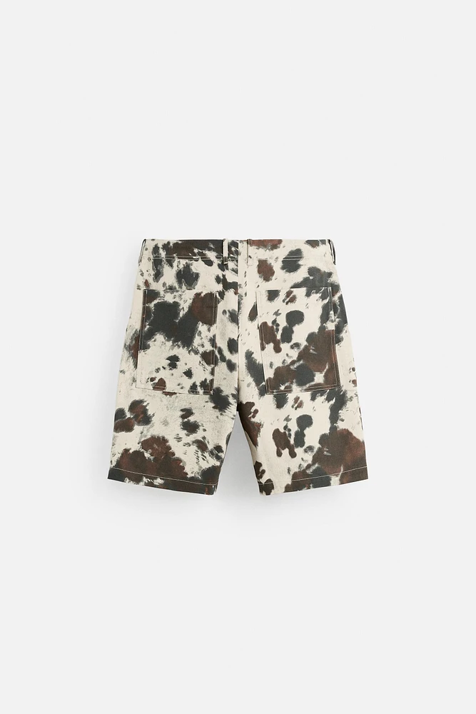 ANIMAL PRINT SHORTS