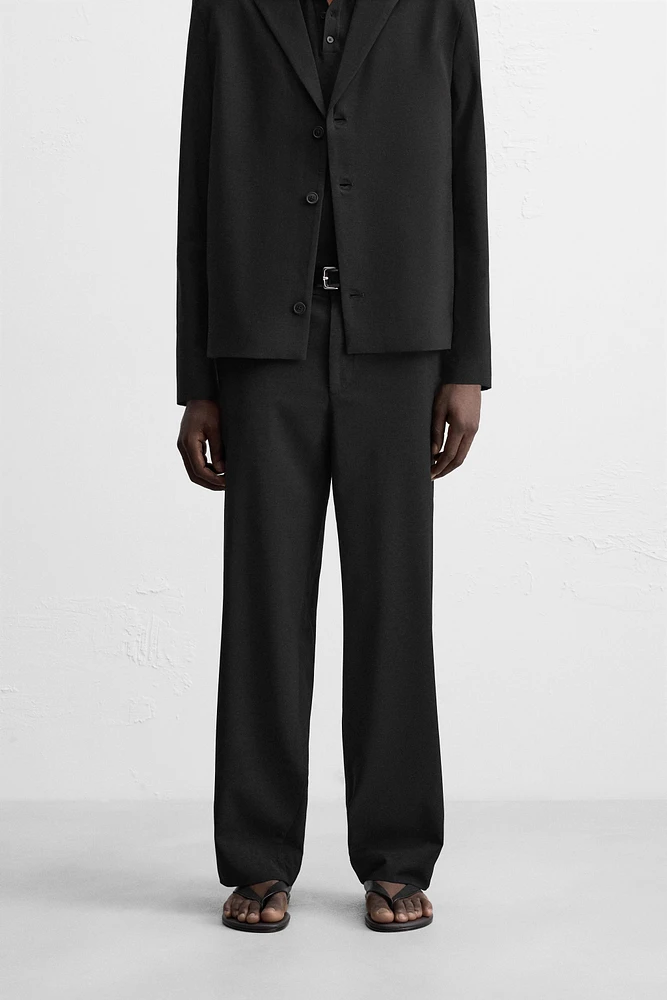 REGULAR FIT SUIT PANTS