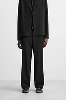 REGULAR FIT SUIT PANTS