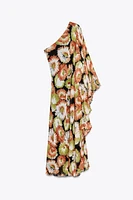 ZW COLLECTION ASYMMETRIC PRINT DRESS