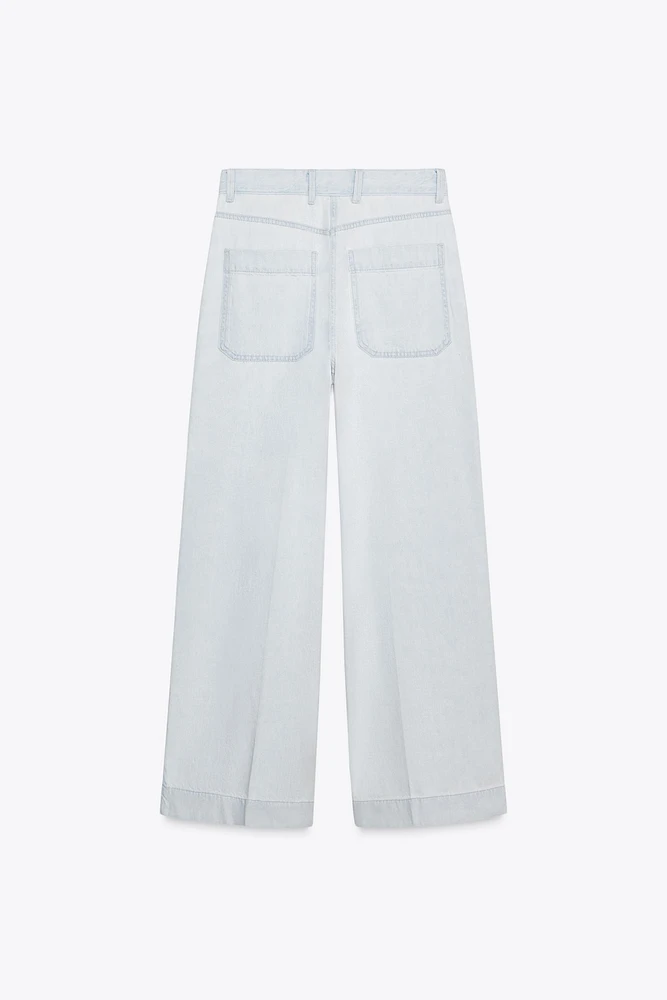 HIGH-WAISTED LOOSE FIT JEANS ZW COLLECTION