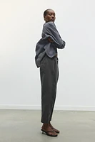 ELASTIC WAISTBAND COTTON PANTS