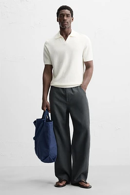 WASHED CANVAS TOTE BAG