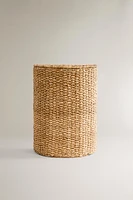 SEAGRASS BASKET WITH LID