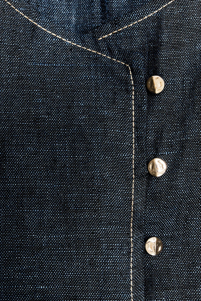 GILET CROISÉ EN LIN