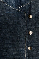 GILET CROISÉ EN LIN