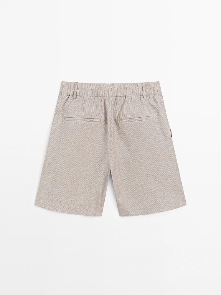 Bermuda milleraies 100% lin