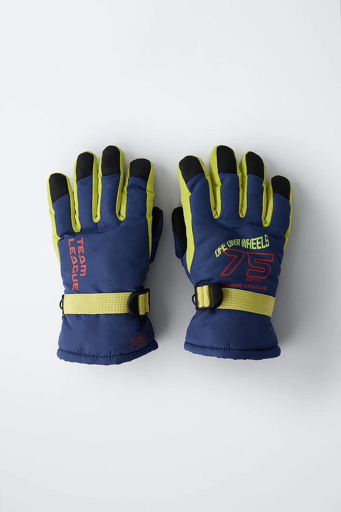 RACER COSTUME GLOVES