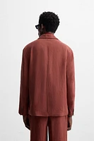 100% LINEN SUIT BLAZER