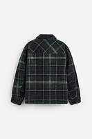 JACQUARD FLEECE OVERSHIRT