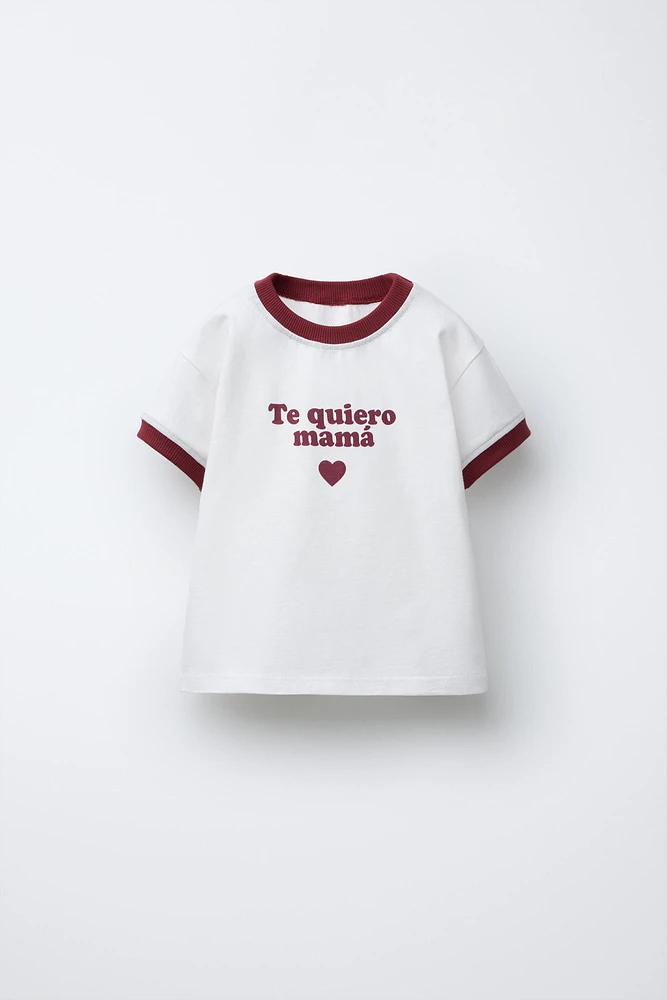 TEXT PRINT T-SHIRT