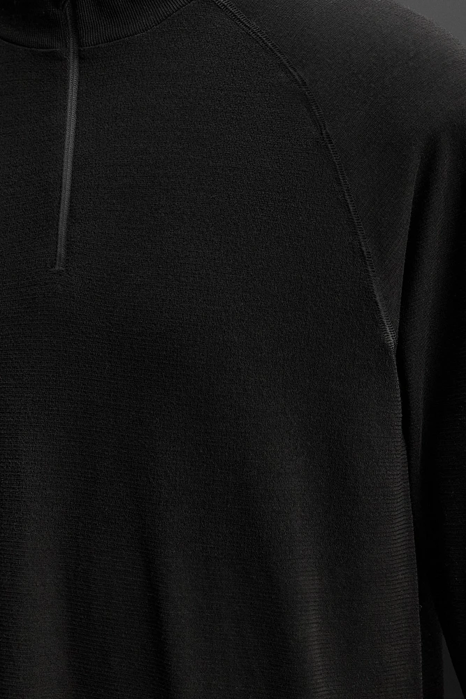 T-SHIRT COL ZIP