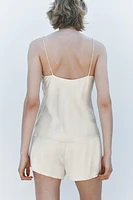 LIMITED EDITION SATIN EFFECT CAMISOLE