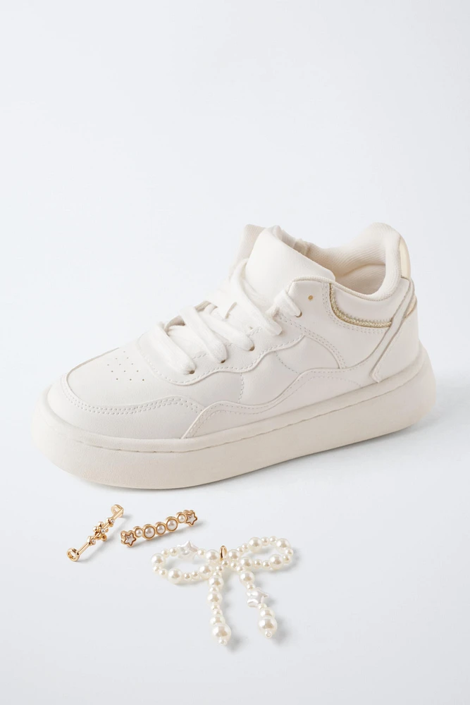 JEWEL HIGH-TOP SNEAKERS