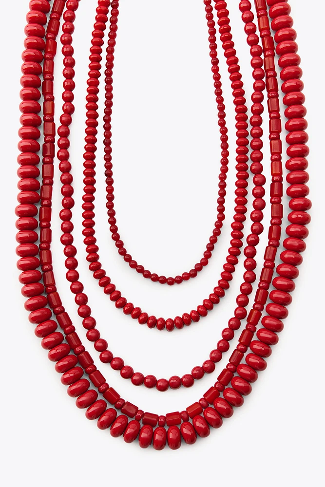 2-PACK OF MULTI-BEAD NECKLACES